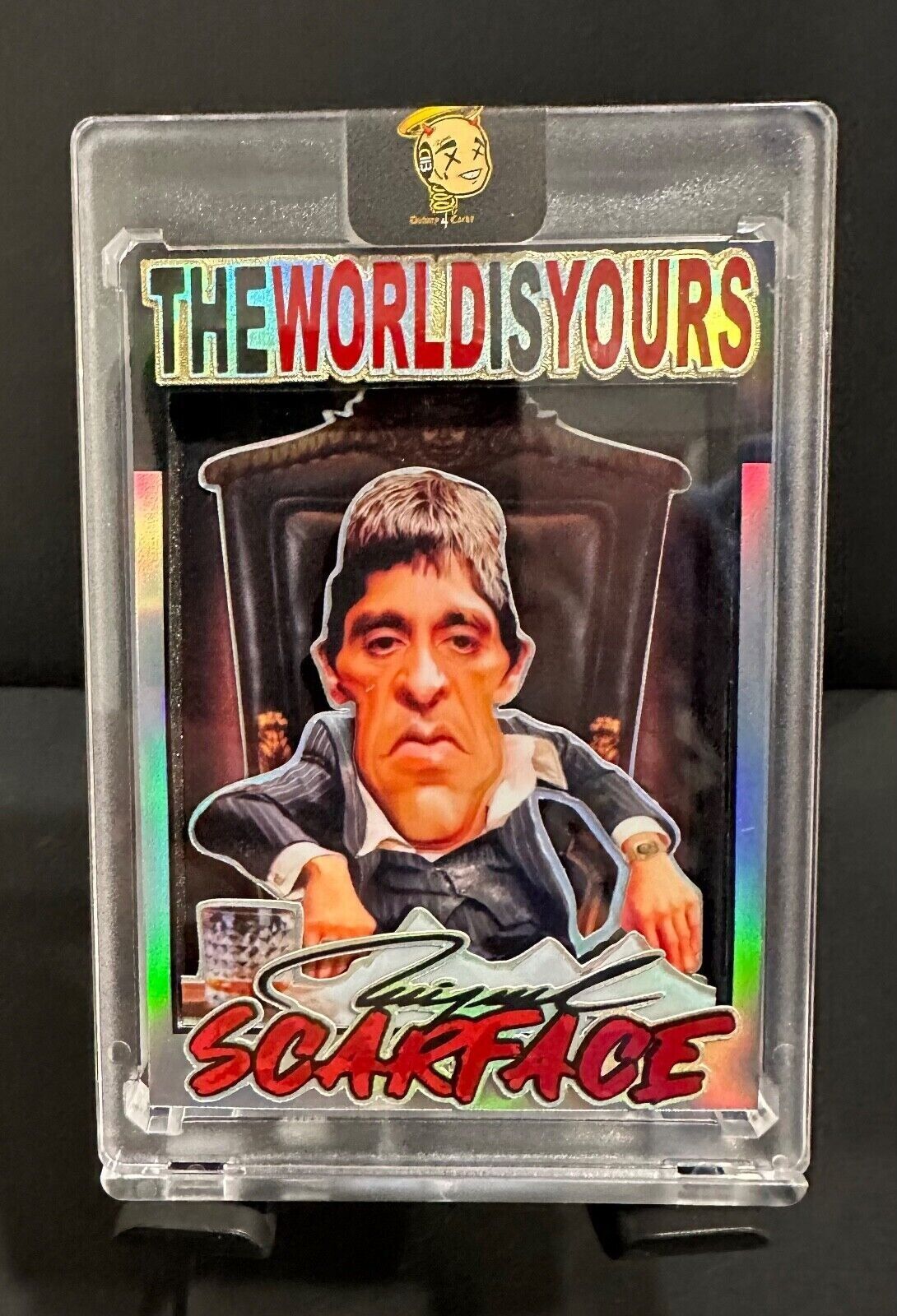 Crazy Caricatures Custom 3-D Trading Card Scarface Tony Montana Al Pacino 1 of 1