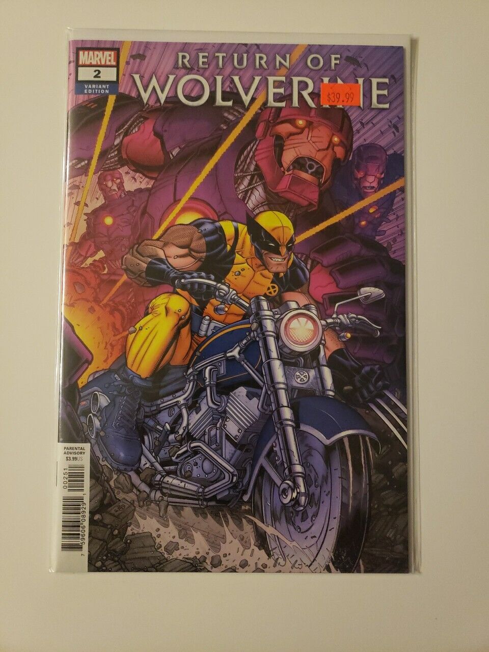 Return Of Wolverine #2 Nick Bradshaw Retailer Incentive NM