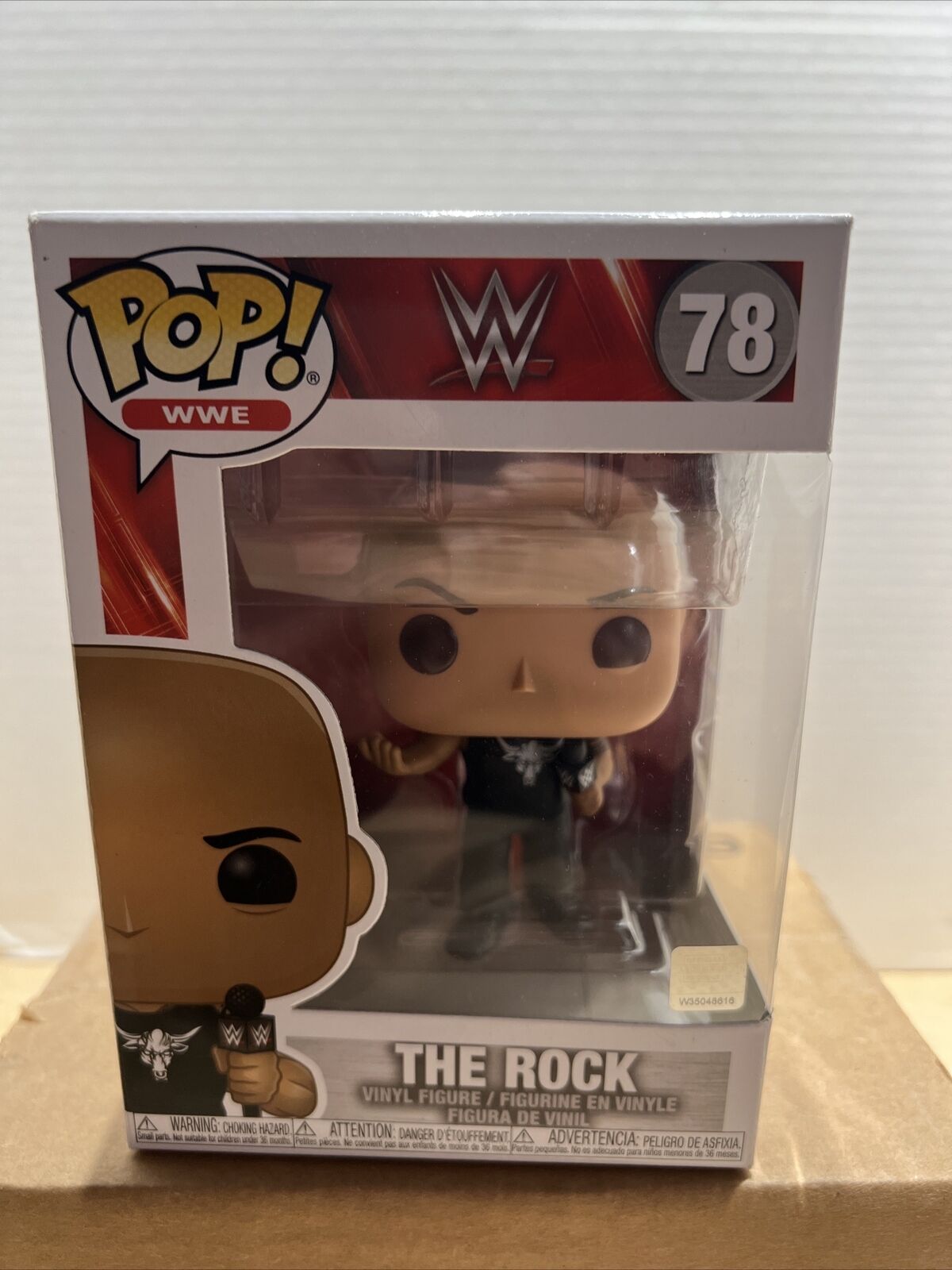 Funko Pop WWE Wrestling THE ROCK (Dwayne Johsnon) #78 Vinyl Figure