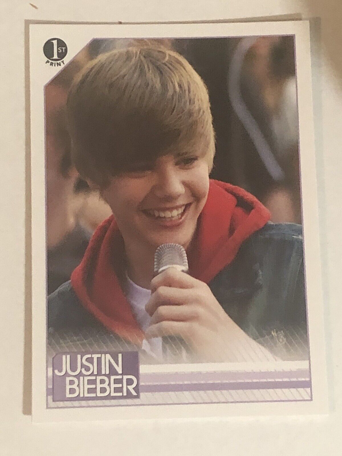 Justin Bieber Panini Trading Card #57