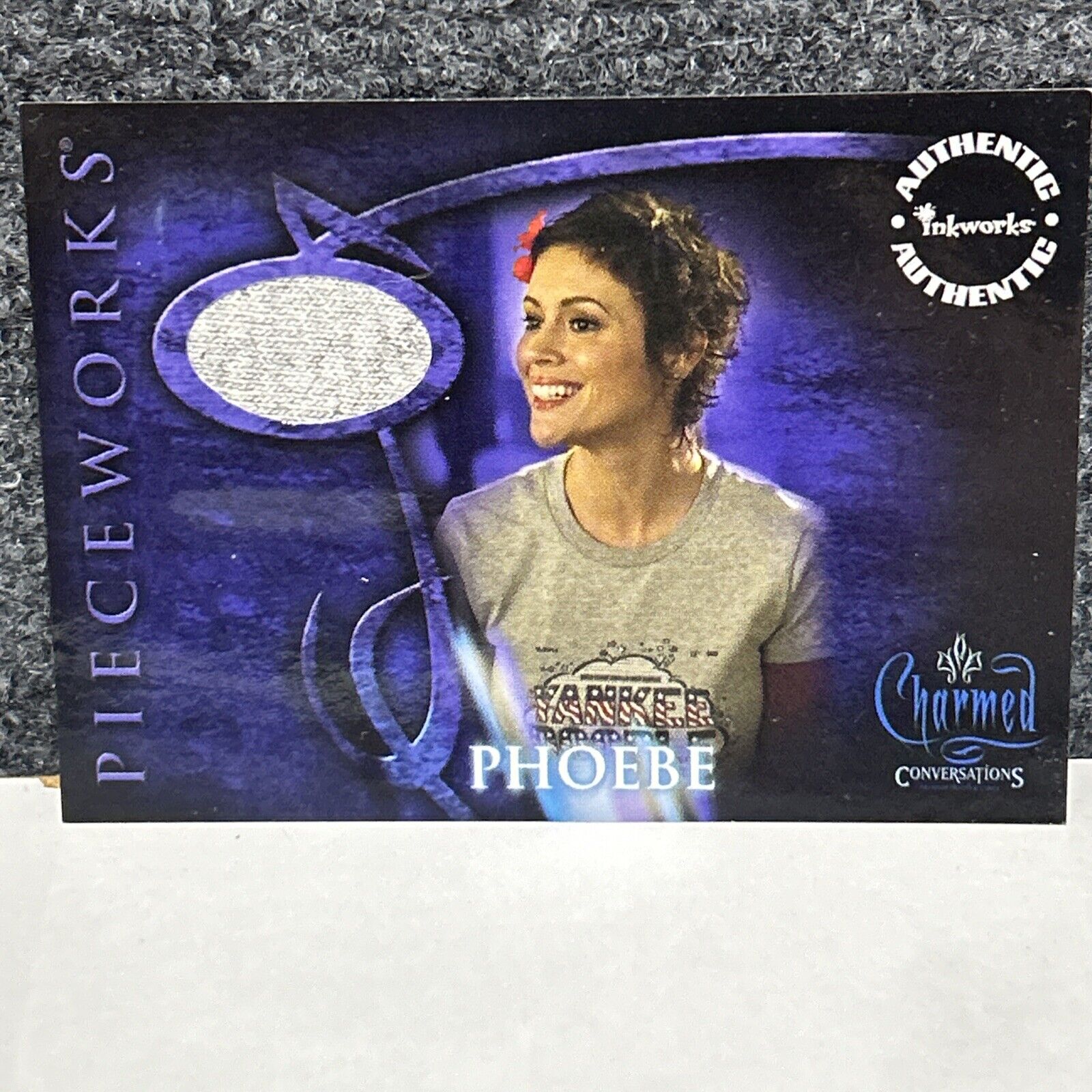 Charmed Conversations Pieceworks Card PWCC1 Alyssa Milano as Phoebe - Inkworks