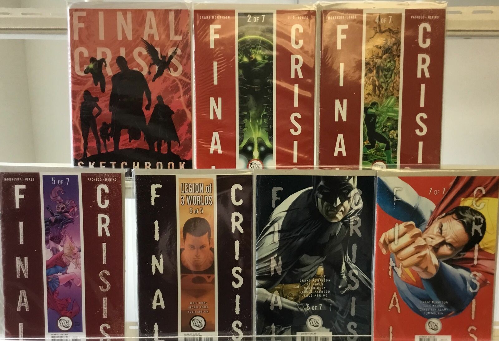 Final Crisis (2009) Complete Set #1-7 VF/NM DC Comic Run Lot