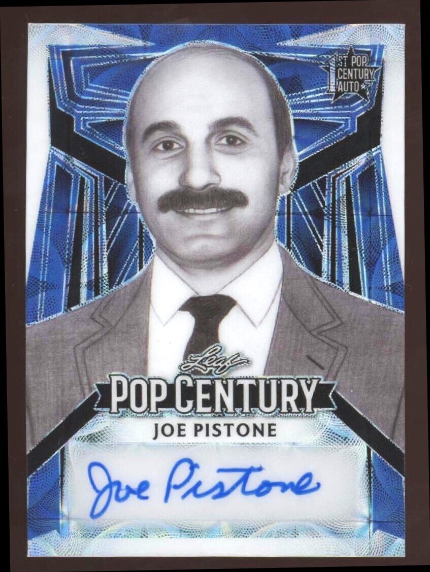 2023 Leaf Joe Pistone Auto #1/10 Blue 1st Pop Century Autograph Donnie Brasco