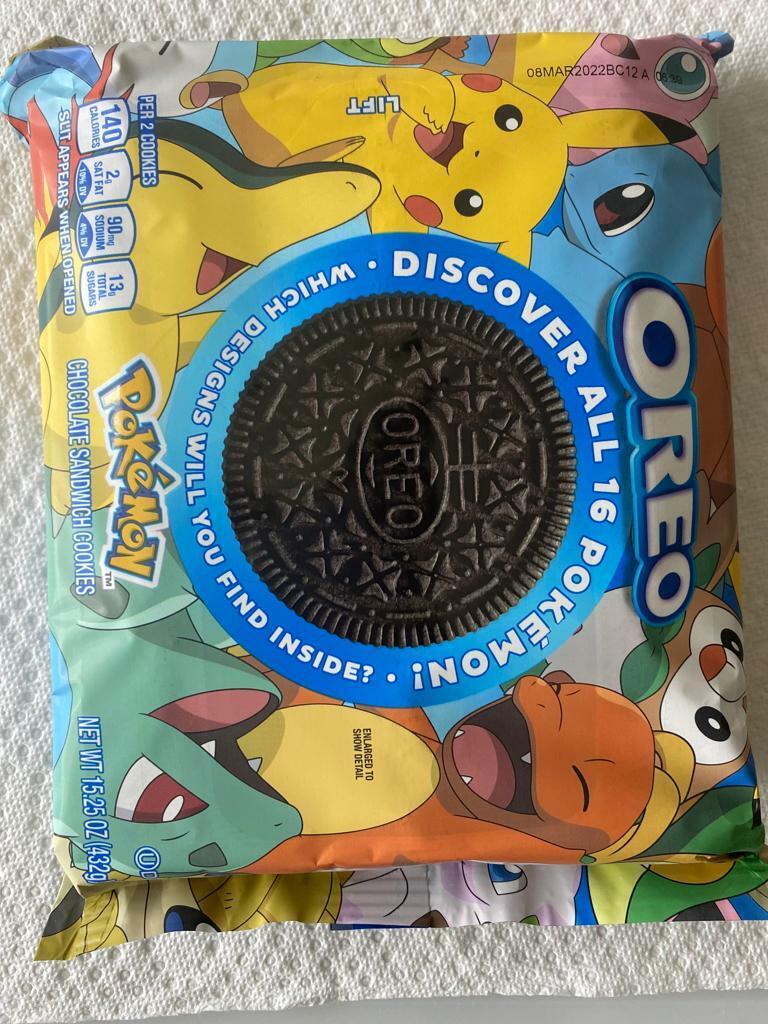 Mew Pokemon Oreo Cookie 25th Anniversary Limited Edition Oreos: *RARE*