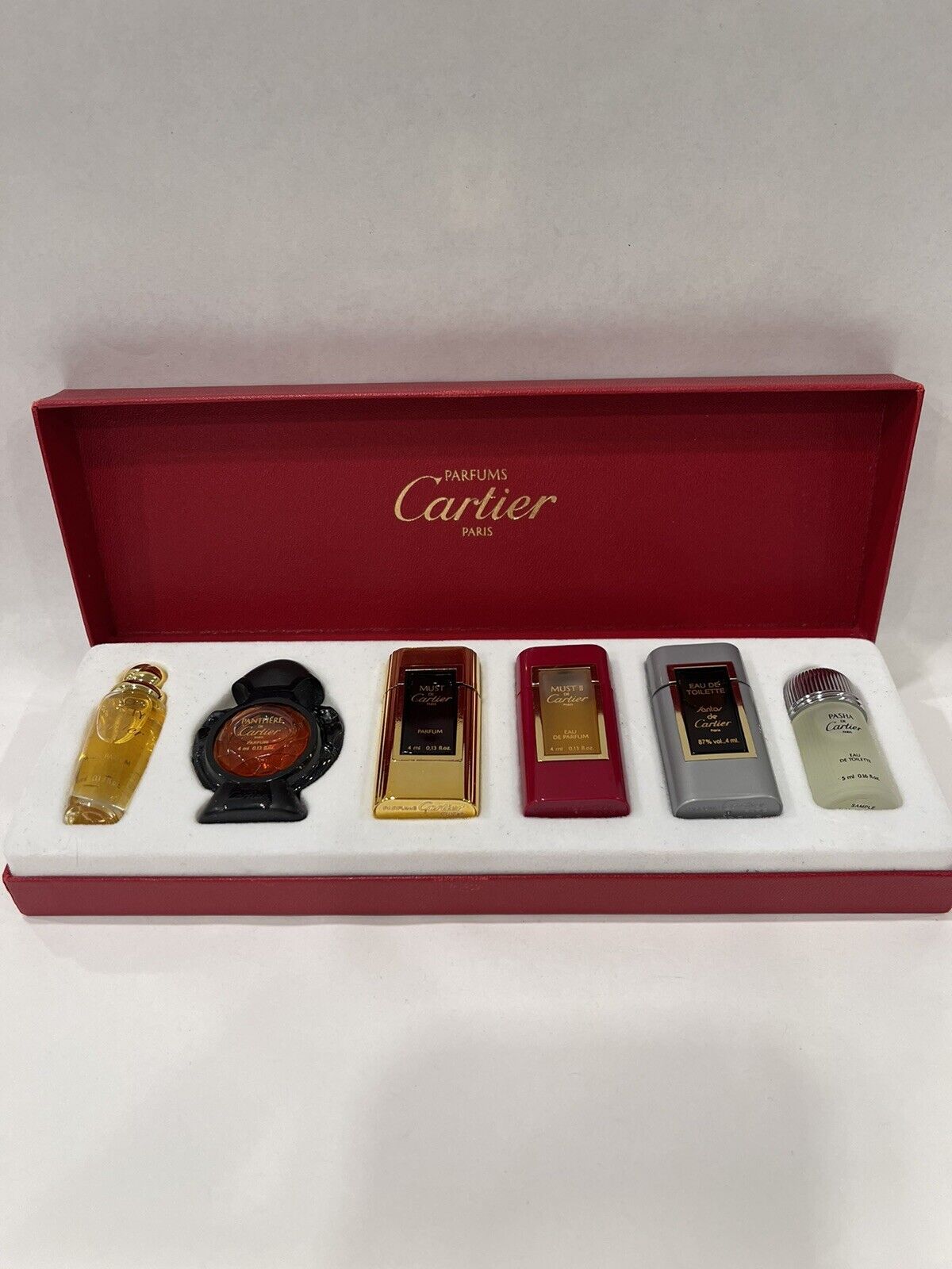 CARTIER VNTG RARE 1960s  Paris Designer French Perfume  CASE Mini Collectables