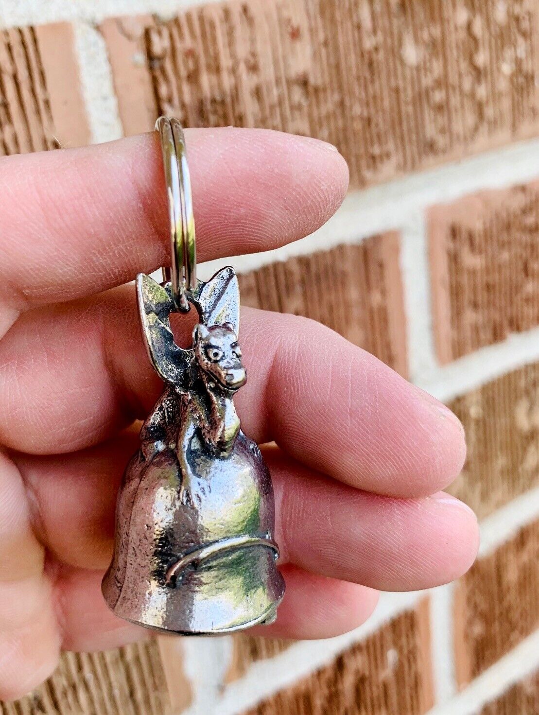 Dragon GUARDIAN Bell of Good Luck keychain pet fortune gift Drake fantasy lore
