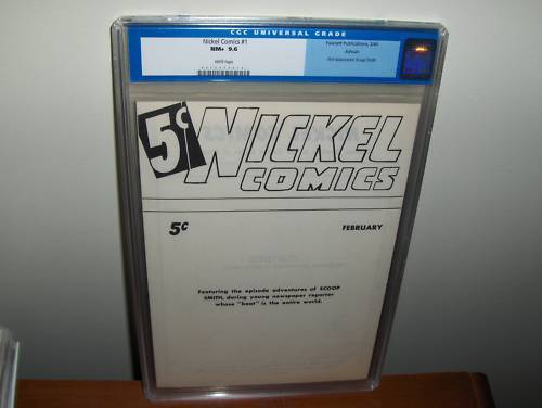Nickel Comics #1 Ashcan (Fawcett, 1940) CGC NM+ 9.6 WP