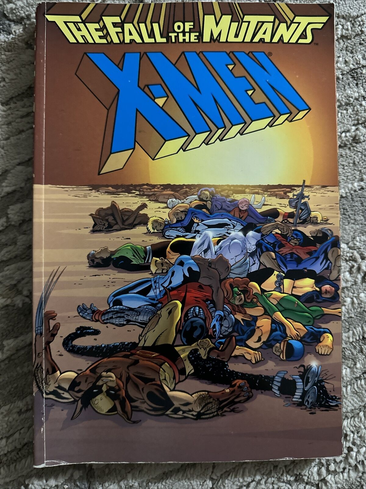 X-MEN FALL OF THE MUTANTS MARVEL COMICS TRADE PAPERBACK WOLVERINE