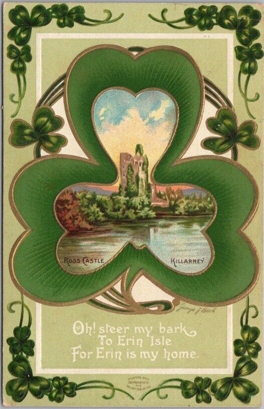 1912 Artist-Signed CLAPSADDLE / St. Patrick\'s Postcard \