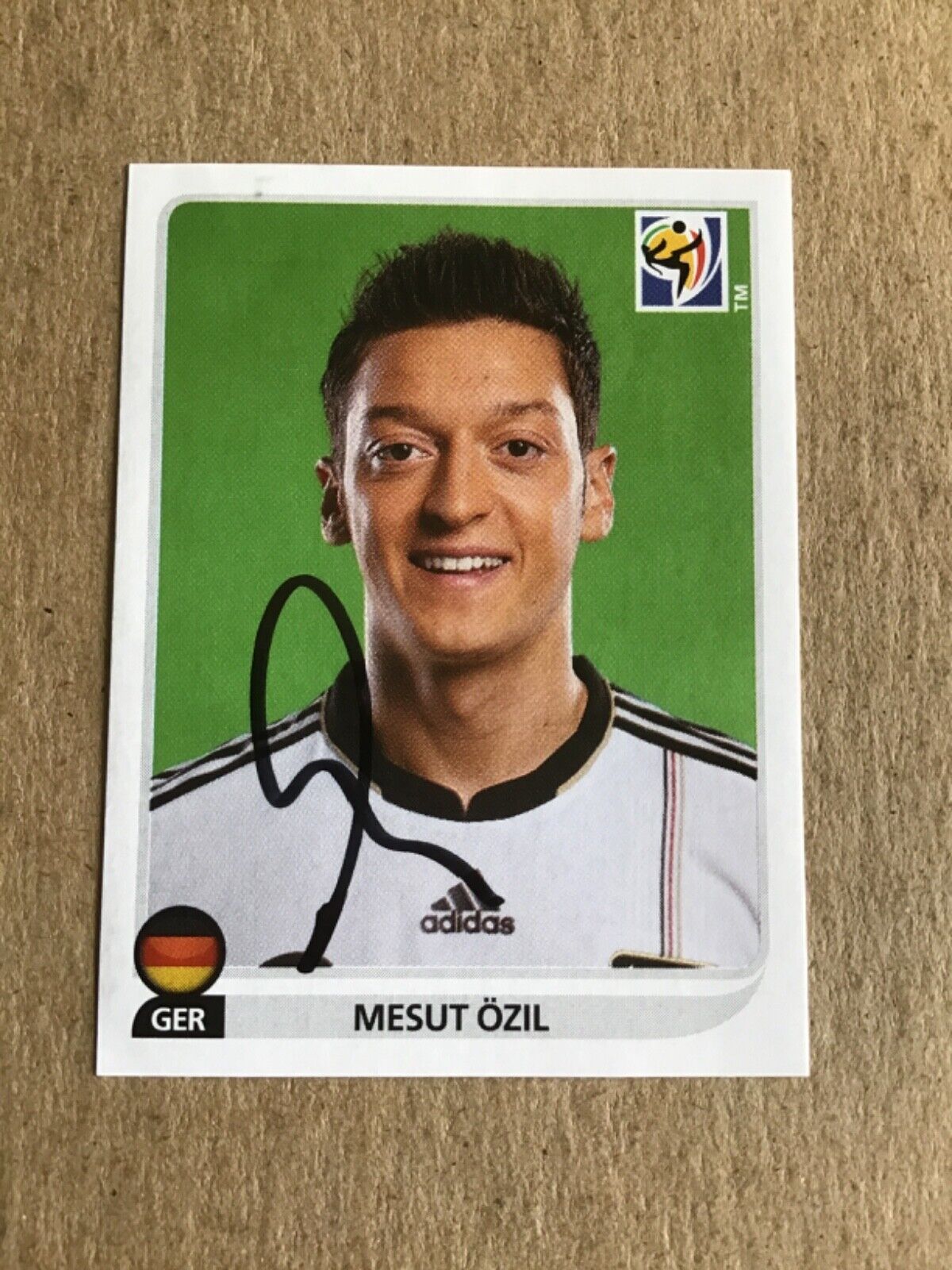 Mesut Özil,  Germany 🇩🇪 Panini World Cup 2010 hand signed