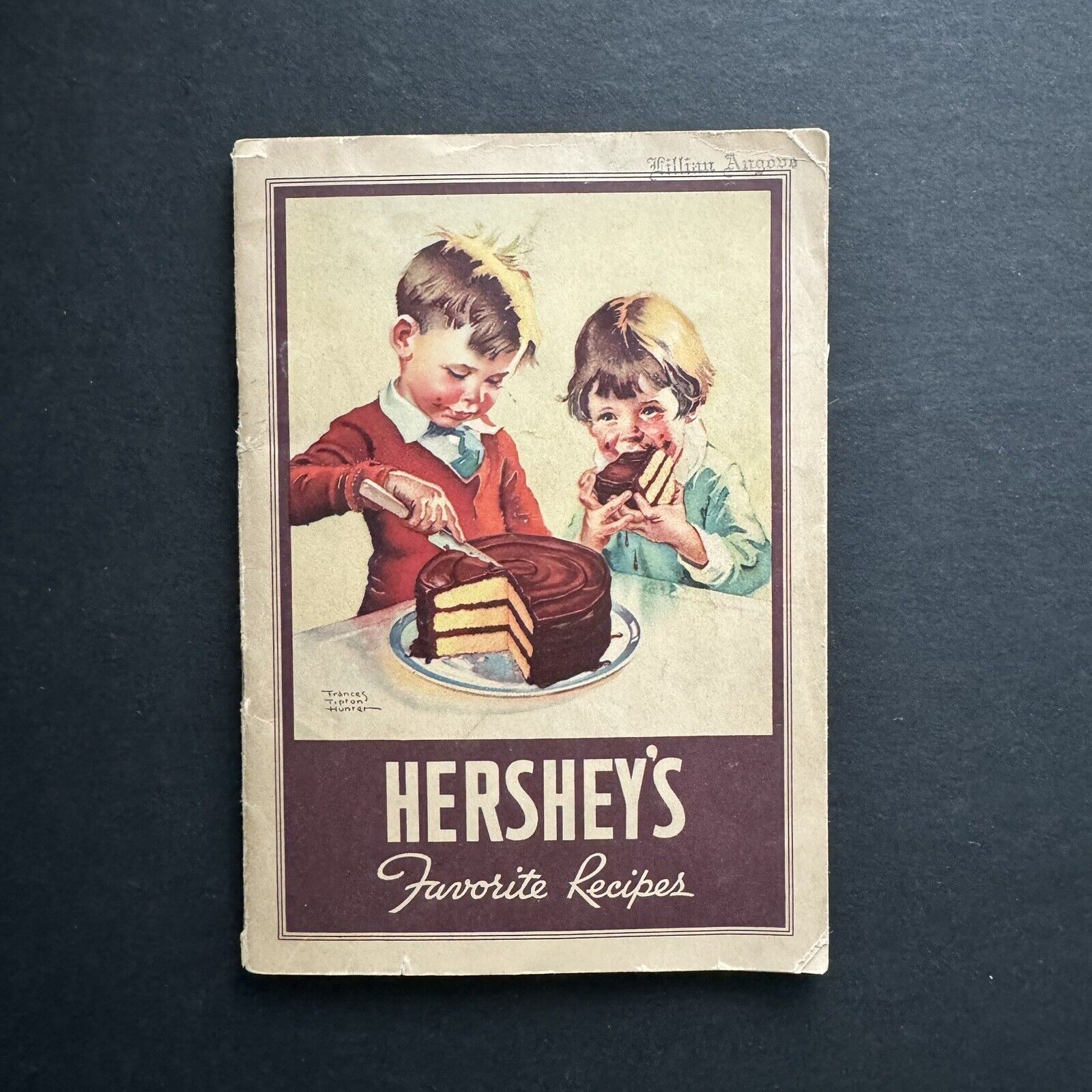 1937 Hershey\'s Favorite Recipes Book Christine Frederick Francis Tipton Hunter