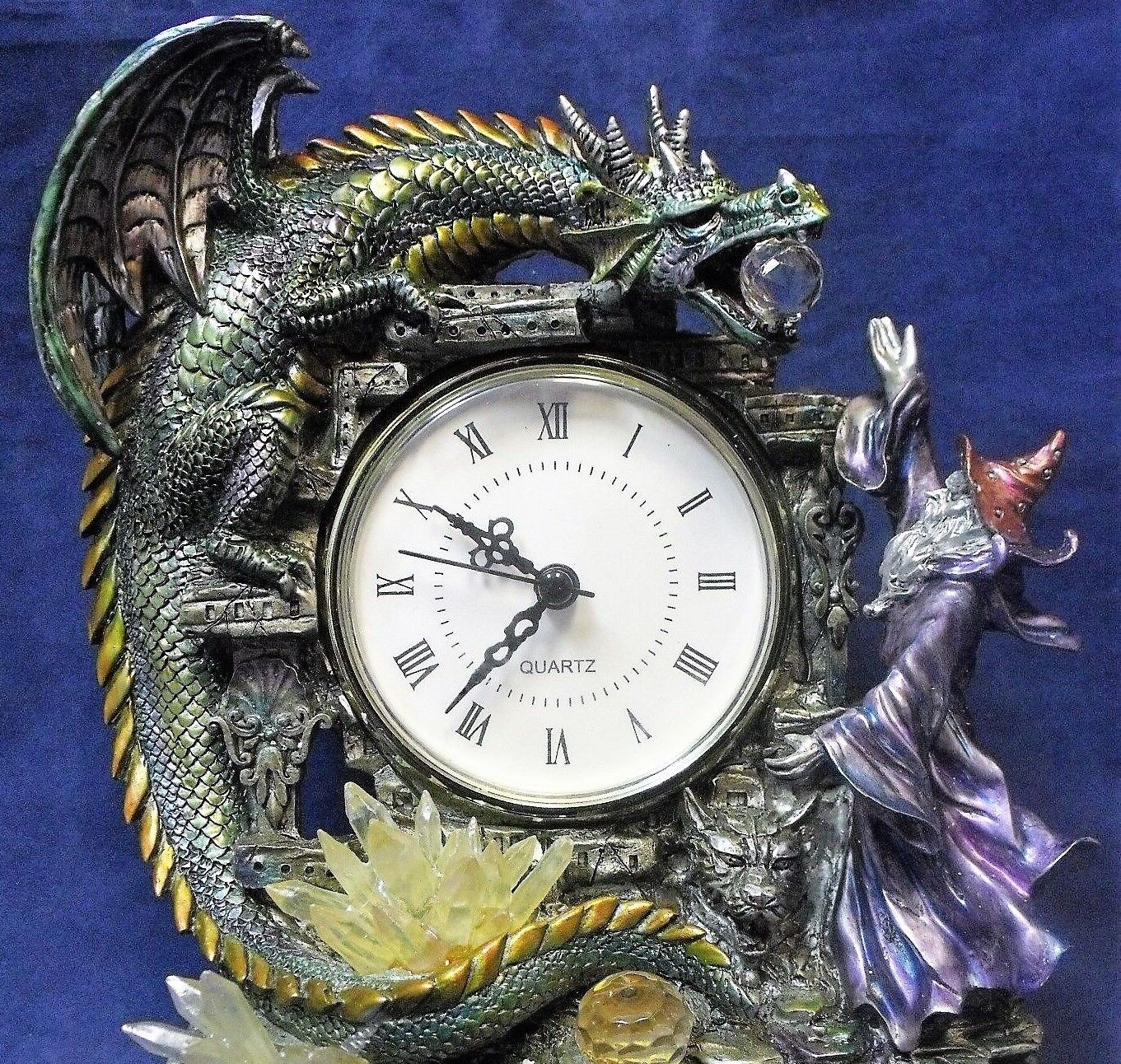 Harry Potter Wizard Dumbledore Collectible Clock Halloween Collectable  Figurine