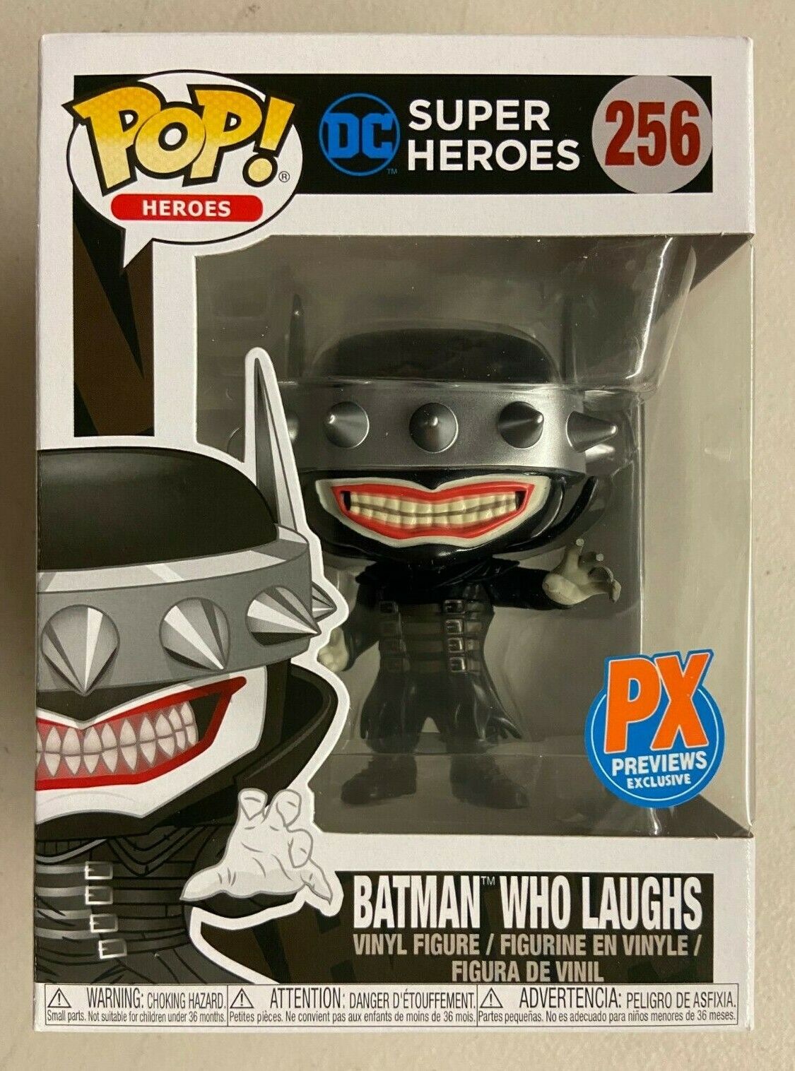 Funko Pop Dark Nights The Batman Who Laughs #256 PX Exclusive NIB DC 