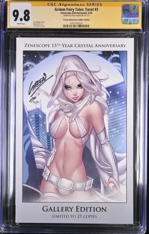 Grimm Fairy Tales: Tarot #3 Gallery Edition SIGNED by Paul Green CGC 9.8 LE 25