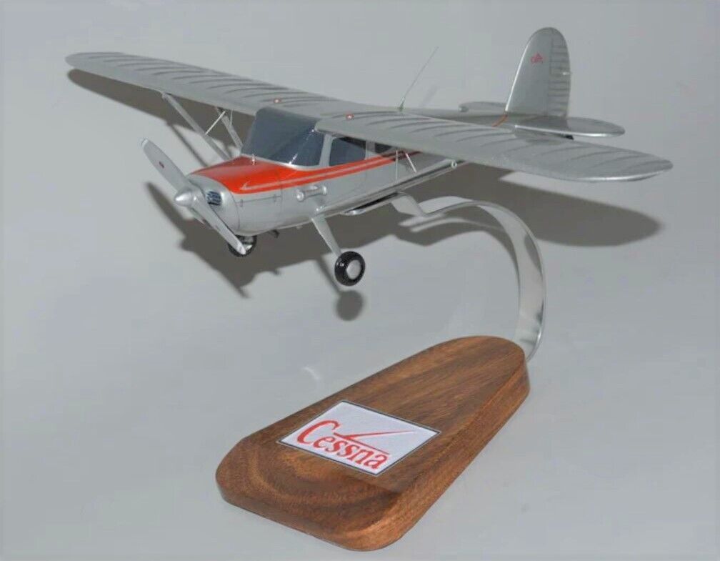 Cessna 120 Private Personal Plane Desk Top Display Model Aircraft 1/24 Airplane