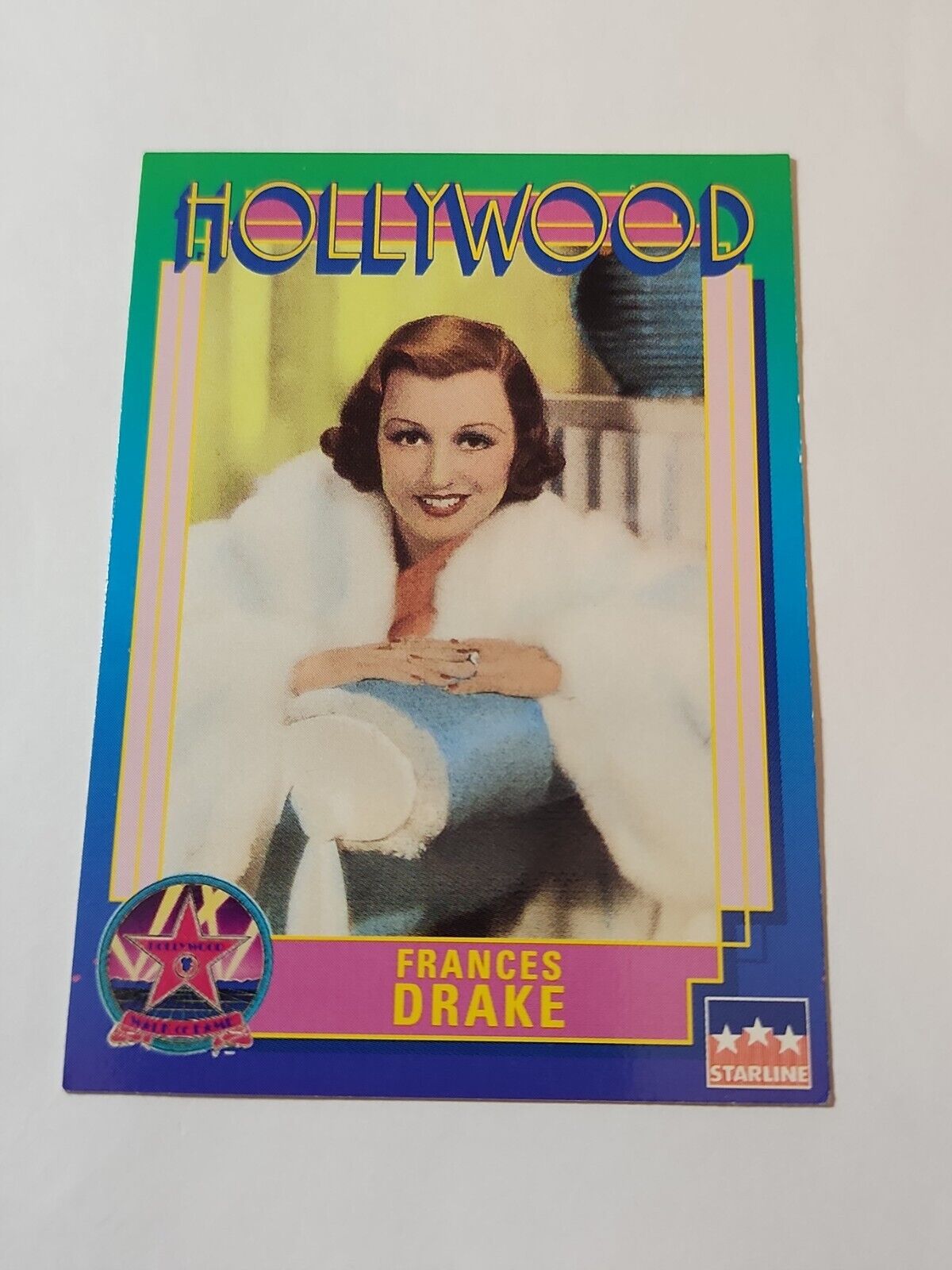 Frances Drake Hollywood Walk of Fame Card Vintage # 228 Starline 1991 NM 