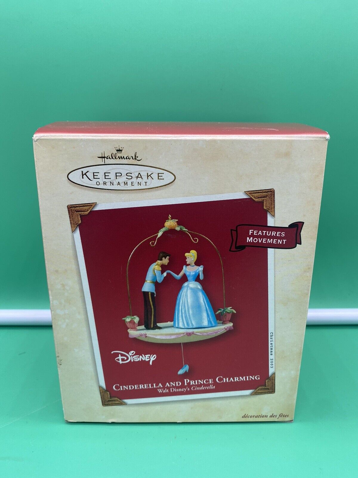2003 Hallmark Keepsake Disney Cinderella And Prince Charming Christmas Ornament