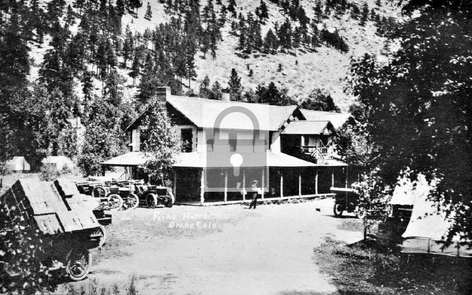 Forks Hotel Drake Colorado CO Reprint Postcard