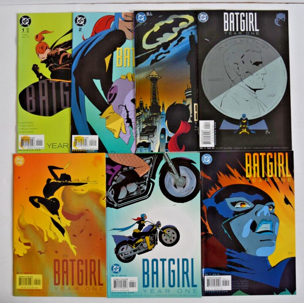 BATGIRL YEAR ONE (2003) 7 ISSUE COMIC RUN #1-7 DC COMICS