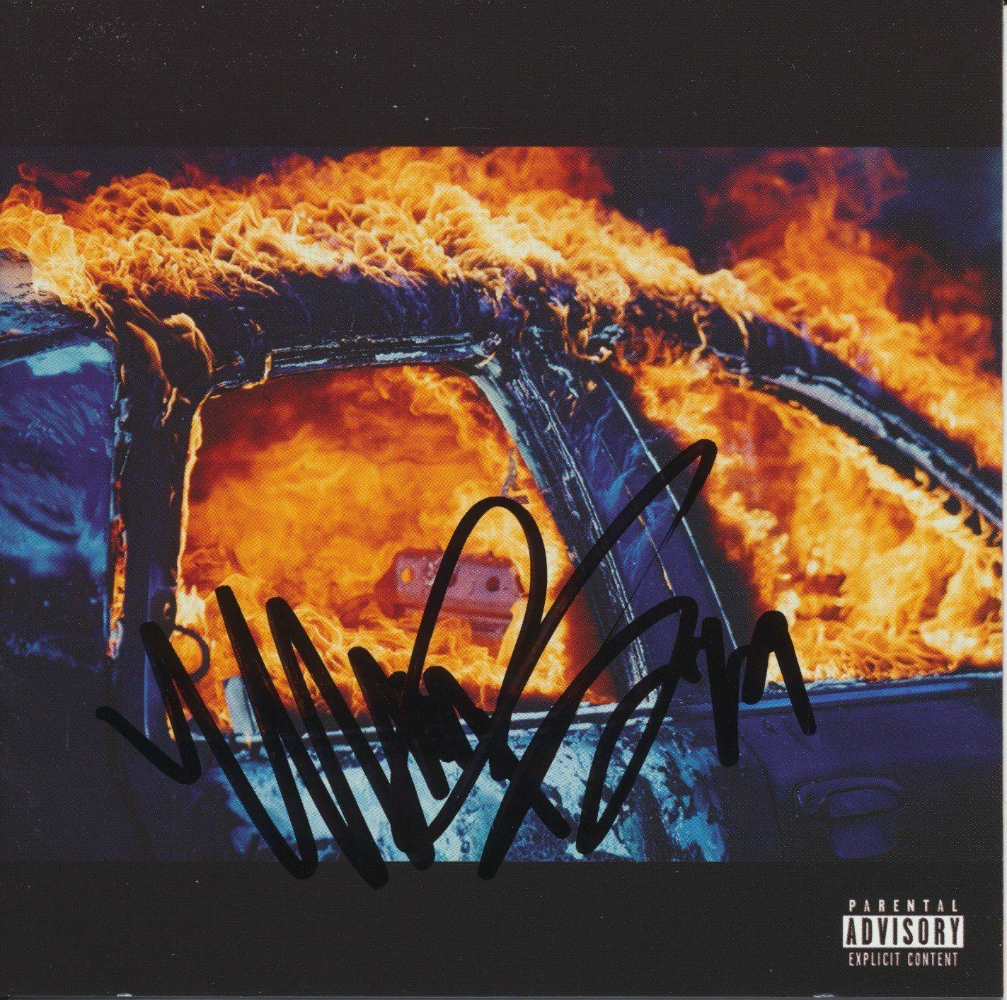 YELAWOLF SIGNED TRIAL BY FIRE CD COVER
