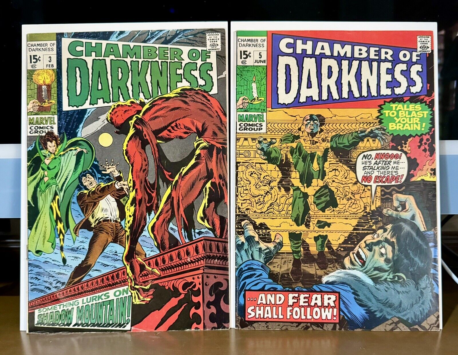 Chamber Of Darkness #3, #5 (Marvel Comics 1970) VF