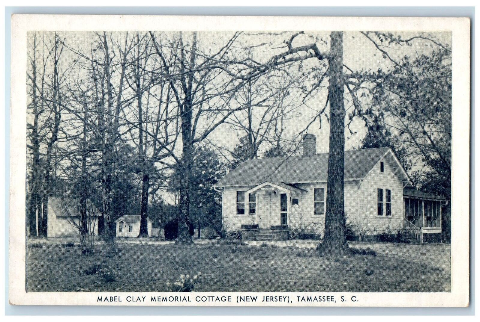 c1940's Mabel Clay Memorial Cottage New Jersey Tamassee SC Unposted Postcard