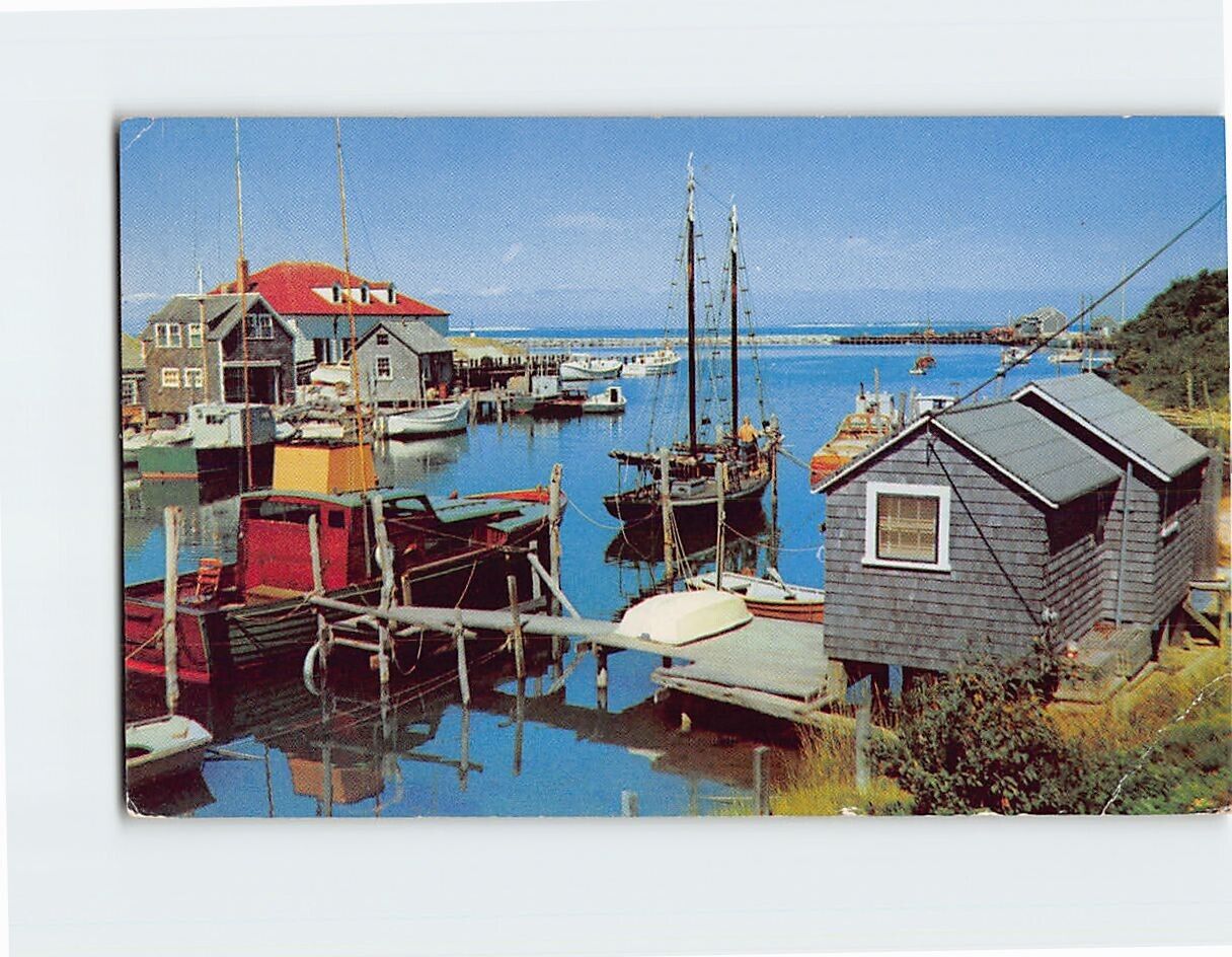 Postcard A quaint fishing village, Cape Cod, Massachusetts
