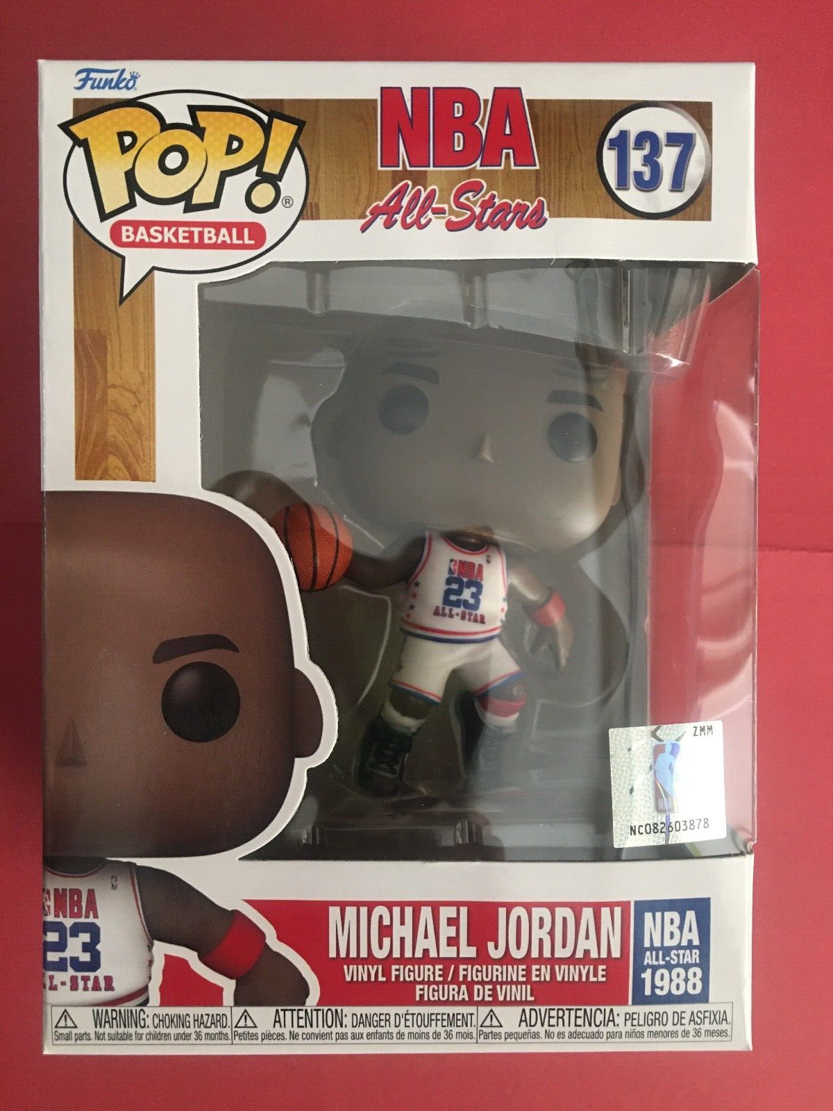 Funko Pop NBA Legends Michael Jordan All-Star 1988 Pop Vinyl Figure #137
