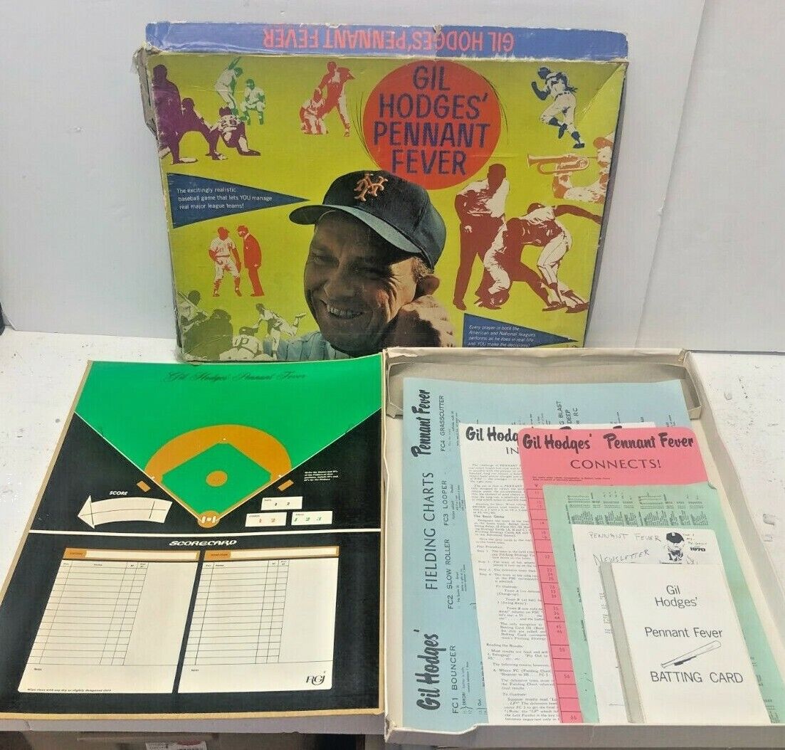 Gil Hodges Pennant Fever Vintage Baseball Game RGI