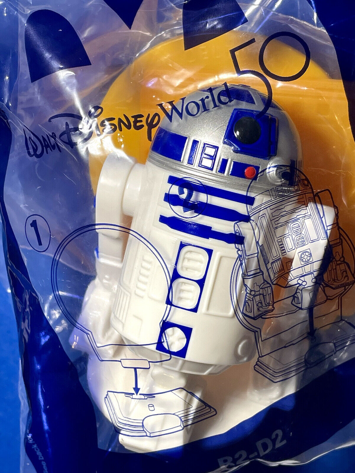 R2-D2 Mcdonalds 2021 Disney 50TH Anniversary Toys #8 