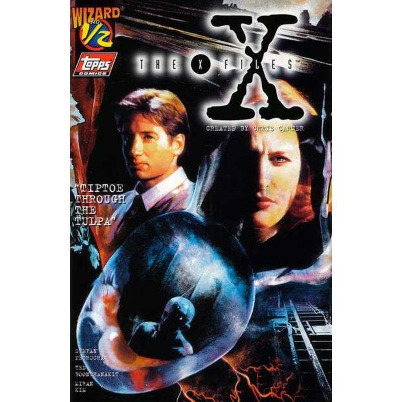 X-Files (1995 series) Wizard 1/2 #0 in Near Mint condition. Topps comics [j\