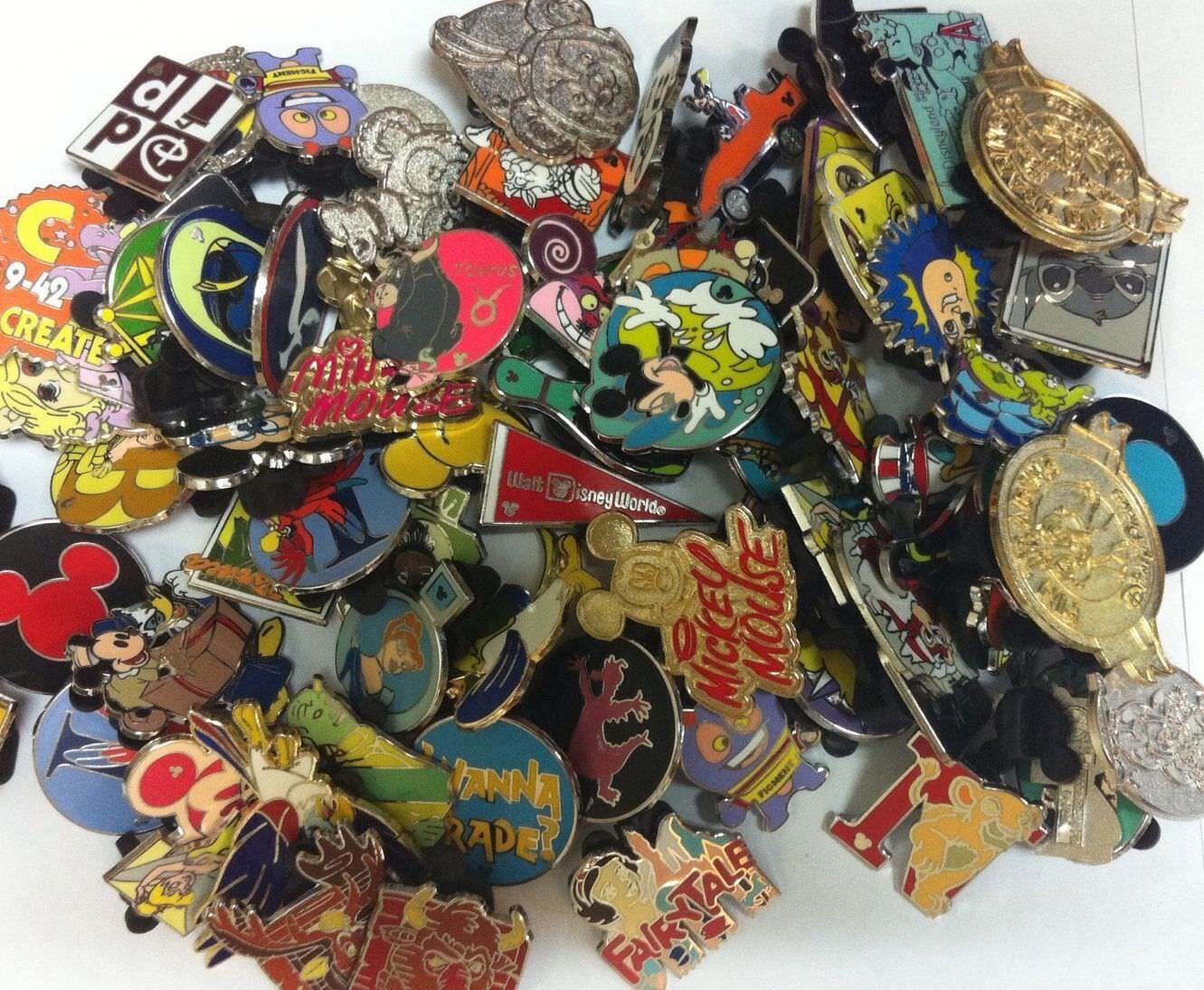 Disney Pins lot of 1000 1-3 Day  US Seller 100% Tradable+HM+LE+Rack