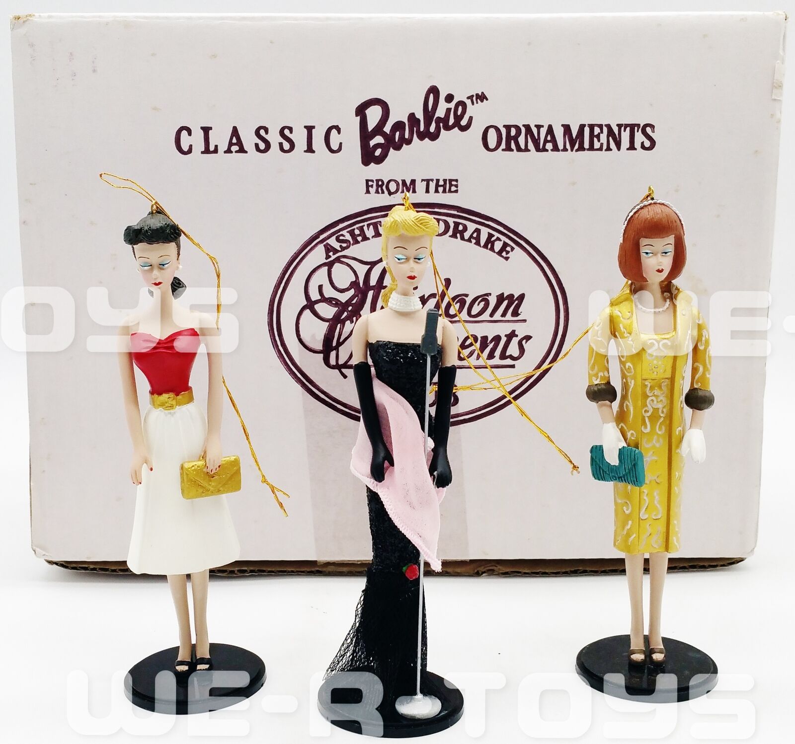 Barbie Classic Ornaments Ashton-Drake Heirloom Ornaments 1996 #93624 NEW