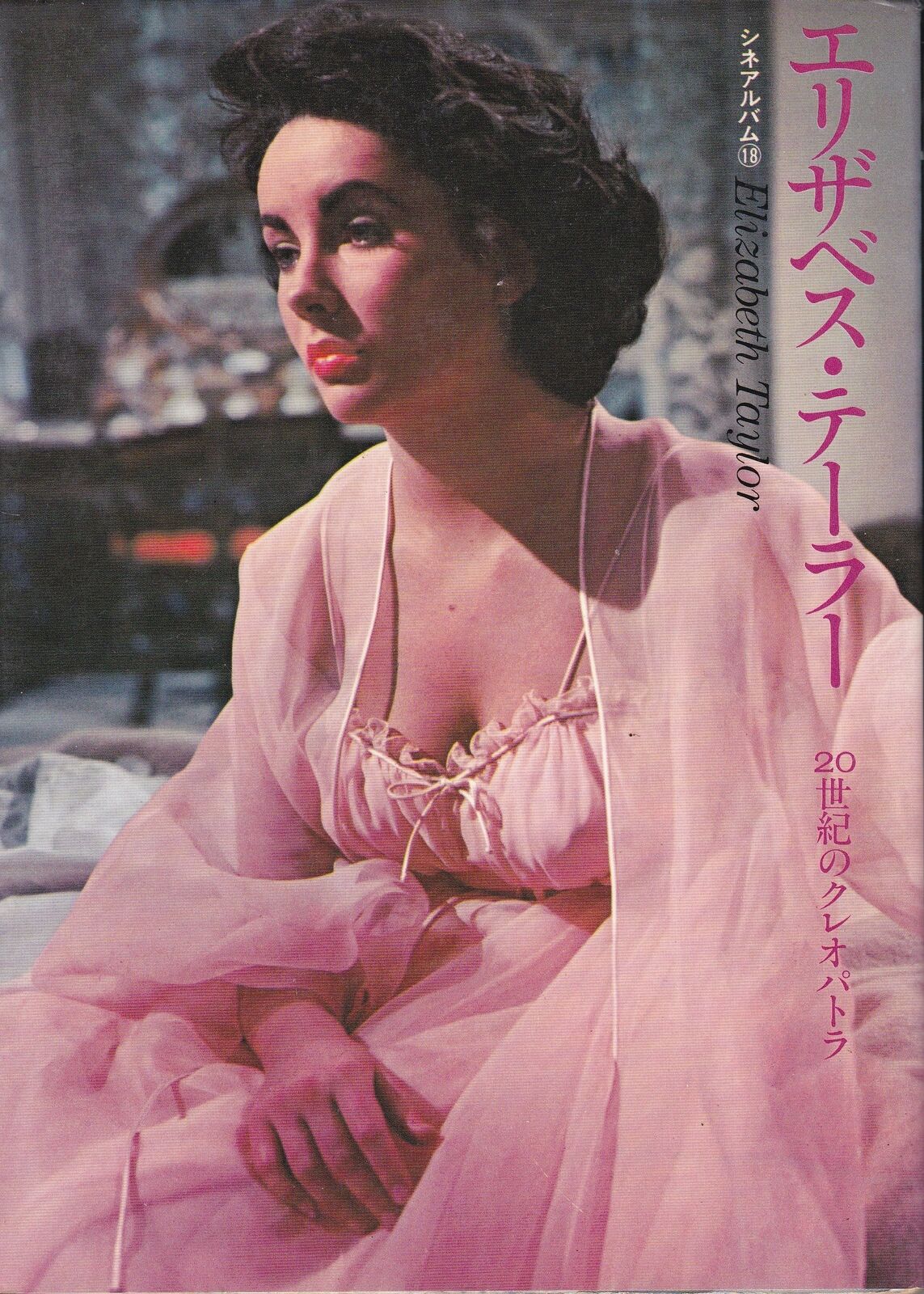 Elizabeth Taylor Japanese Photo Book 1973 VTG Cine album 18 LIZ Vintage OOP Rare