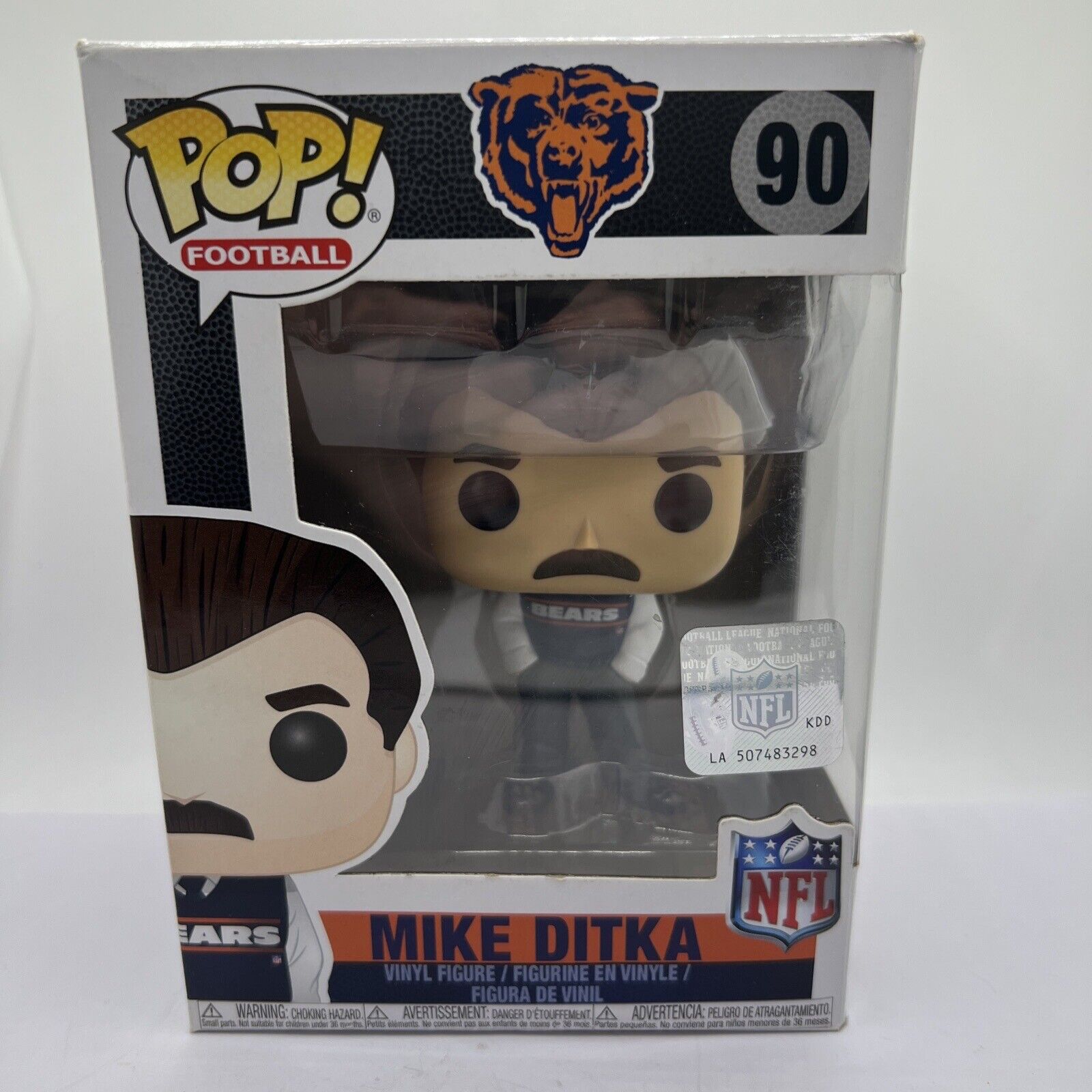 Funko POP NFL Mike Ditka Figure Chicago Bears Football MiB w/ Protector