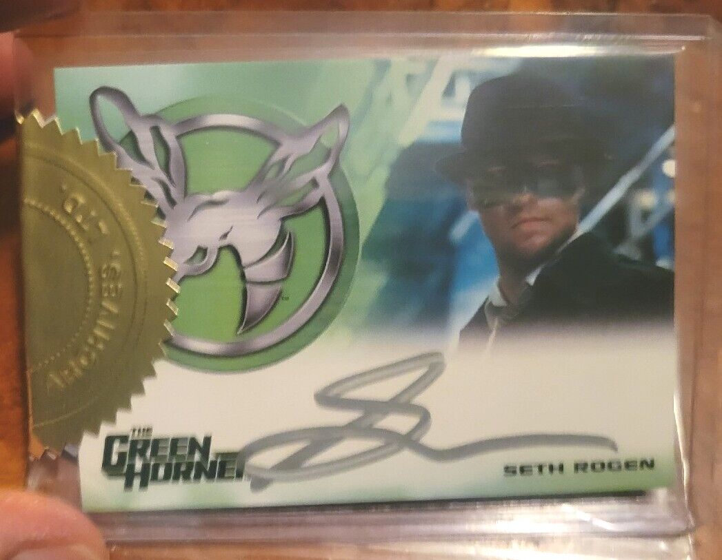 2011 Green Hornet Series 2 Seth Rogen Autograph card (3 set incentive Card only)