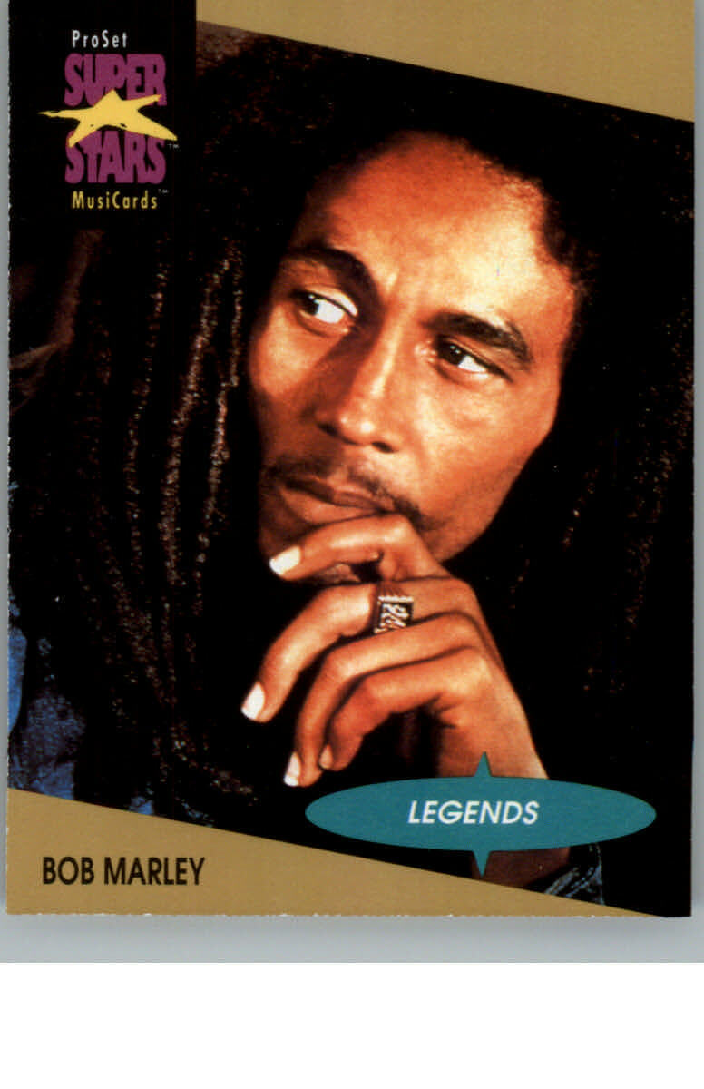 1991-92 ProSet Super Stars MusiCards  #16 Bob Marley