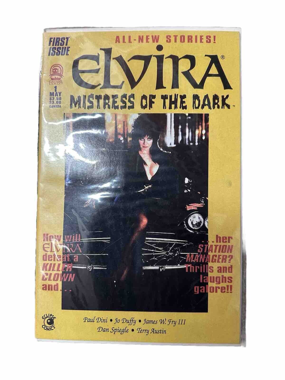 ECLIPSE ELVIRA THE MISTRESS OF THE DARK FIRST ISSUE #1 NEW STORIES