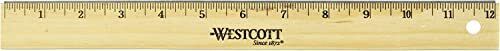 Westcott 10381 Wooden Ruler 12 Inch