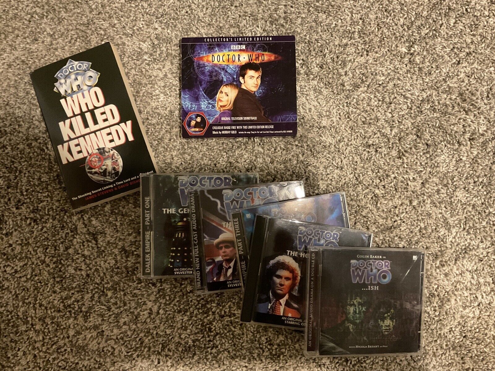 Lot of Doctor Who merchandise
