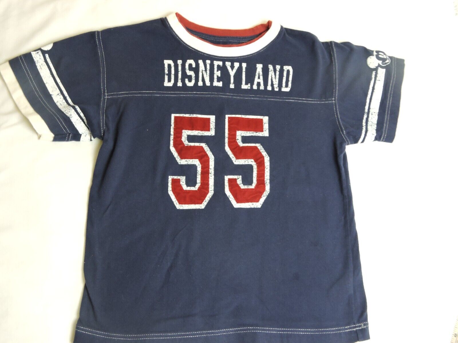 Disney Resort 55 1955 T-Shirt Adult L Short Sleeve Blue Red Mickey Disneyland