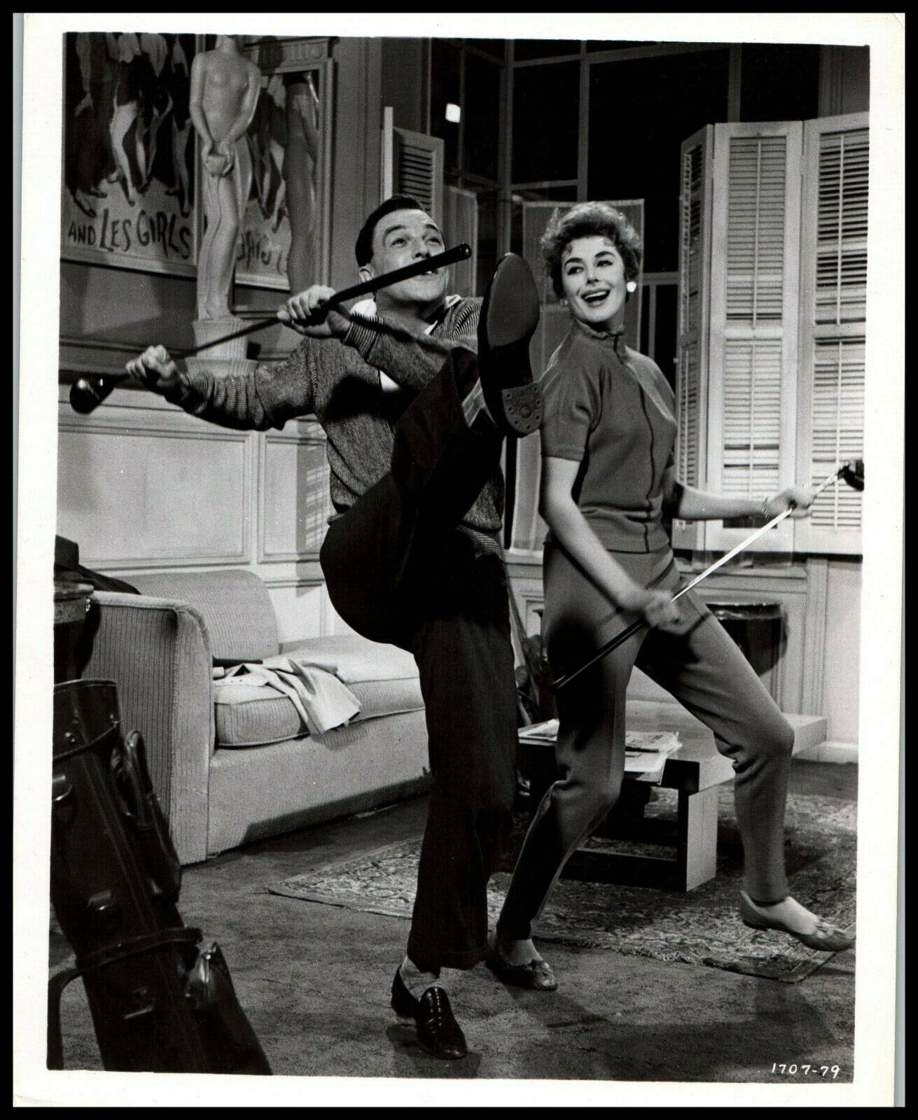 KAY KENDALL DANCING COUPLE HOLLYWOOD GENE KELLY HANDSOME 1957 ORIG Photo 526