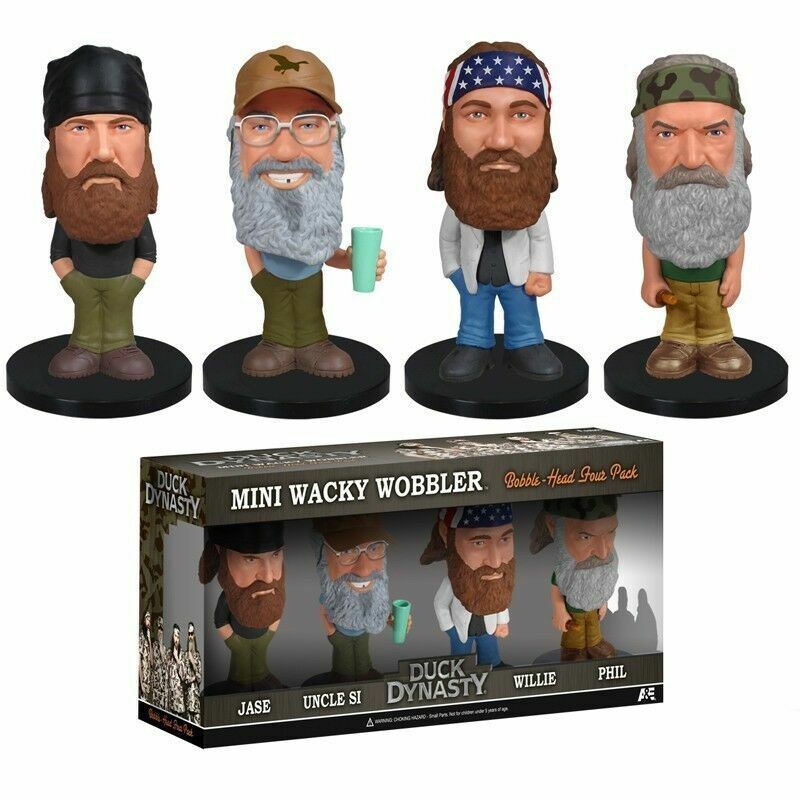 Funko DUCK DYNASTY SET of 4 JASE UNCLE SI  WILLIE PHIL