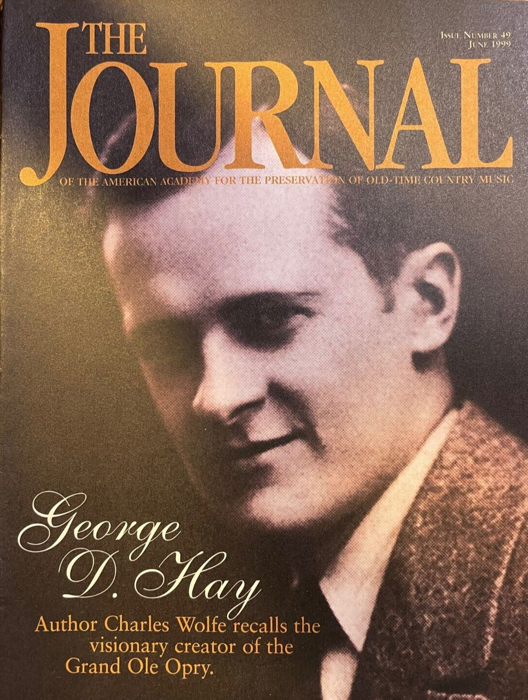 1999 Journal of Old Time Country Music George D. Hay Tom T. Hall Hank Thompson