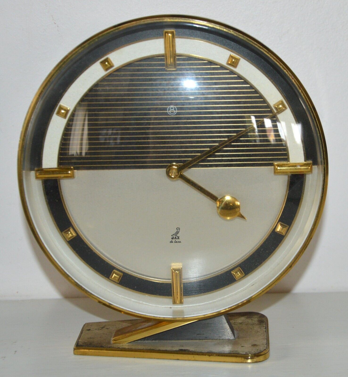 Vintage Art Deco Functional JAZ NOCTIC Luxury Clock Mechanical Alarm Clock Clock