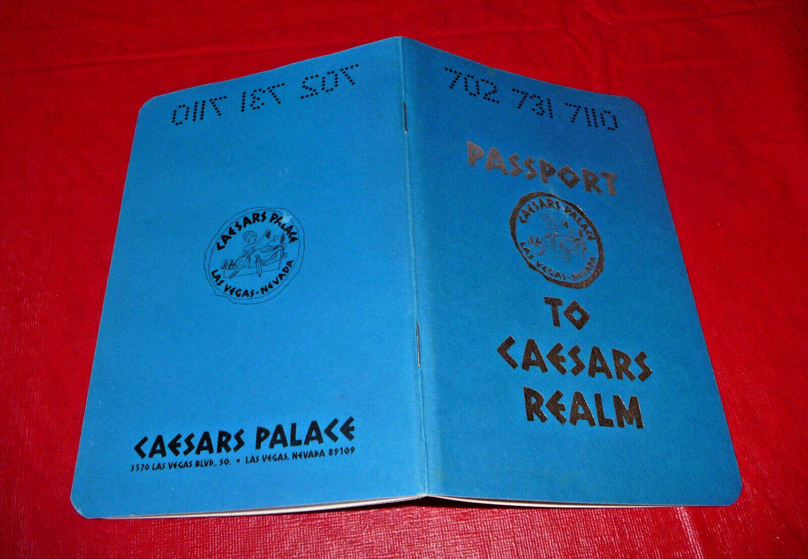 vtg PASSPORT TO CAESARS PALACE LAS VEGAS~1983 The Beachboys & Frank Sinatra