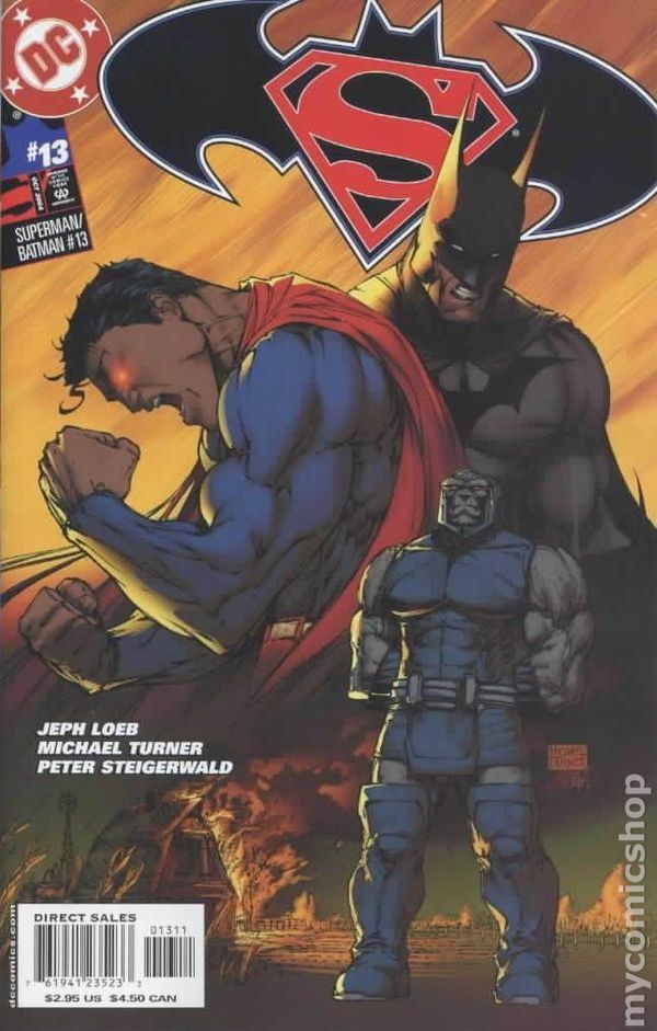 Superman Batman #13B Darkseid Variant FN 2004 Stock Image