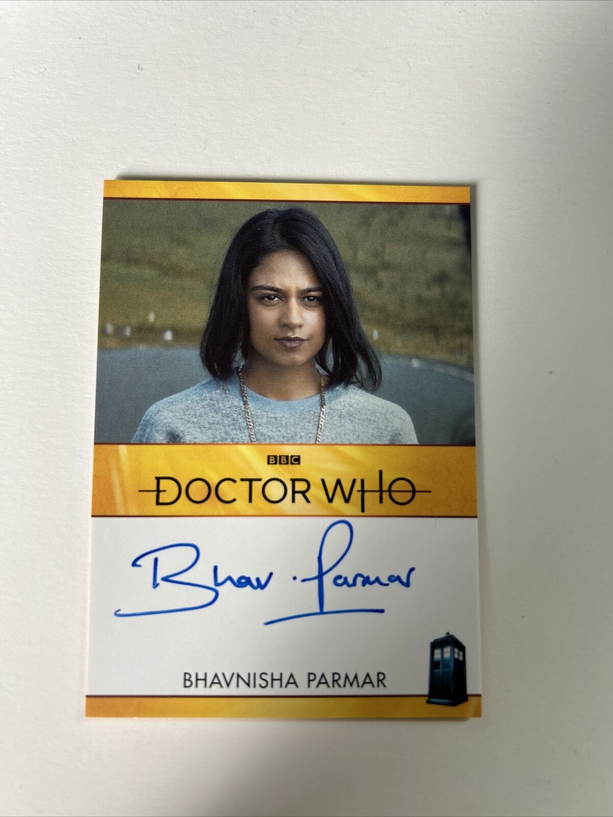 2018 Rittenhouse Doctor Who Bhavnisha Parma’s As Sonya Khan Autograph Card