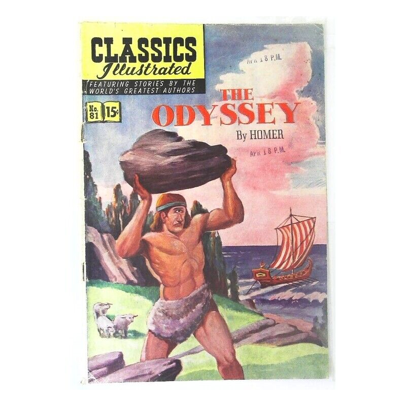 Classics Illustrated (1941 series) #81 HRN #82 in VG minus. Gilberton comics [m,