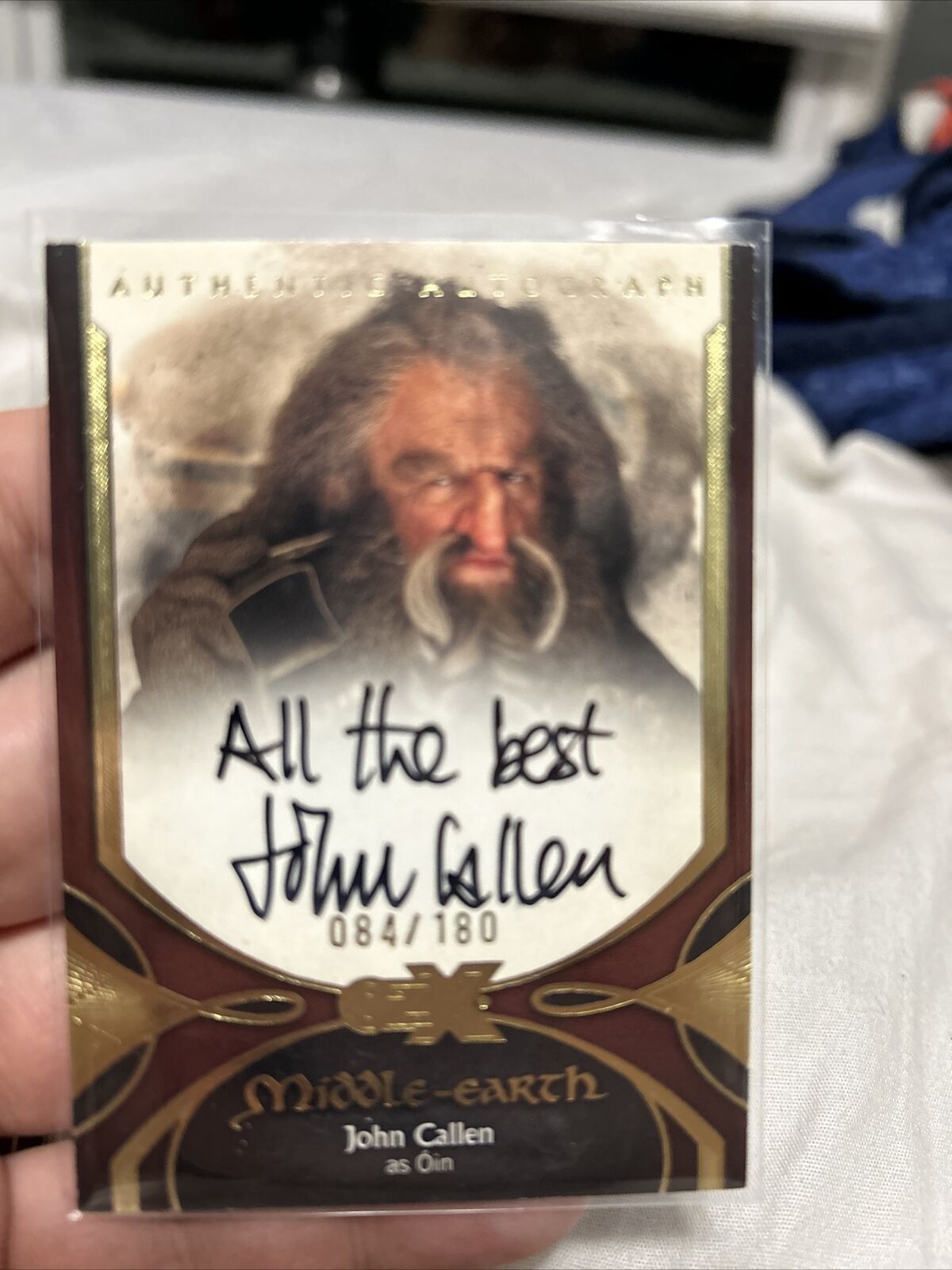 CZX Middle Earth Lord Of The Rings Autograph Auto JC-O John Callen /180